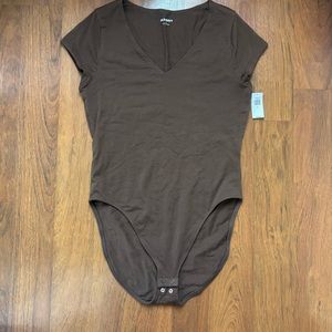 old navy chocolate body suit